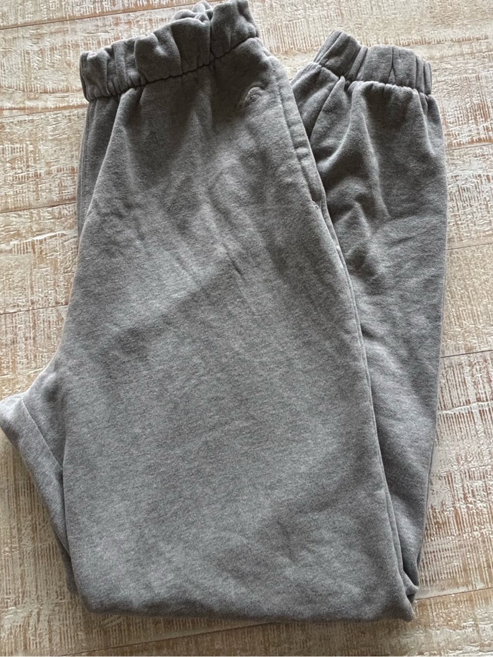 Hollister Gray Fleece Jogger Pants